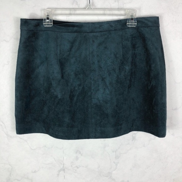 [BCBG MAXAZRIA] Blue Structured Skirt - Picture 4 of 5